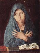 Antonello da Messina Maria der Verkundigung oil painting